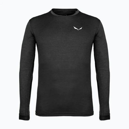 Vyriški trekingo marškinėliai Salewa Puez Melange Dry black out melange