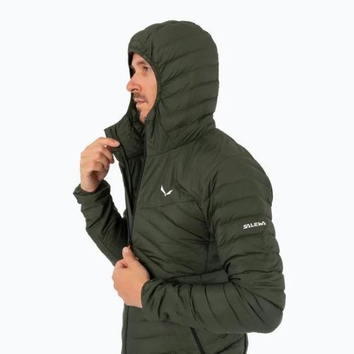 Vyriška Salewa Brenta Rds Dwn pūkinė striukė dark olive