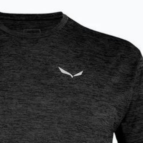 Vyriški trekingo marškinėliai Salewa Puez Melange Dry black out melange