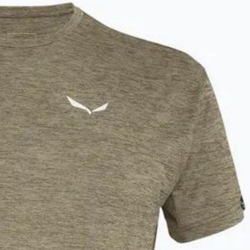 Salewa Puez Melange Dry vyriški trekingo marškinėliai dark olive melange