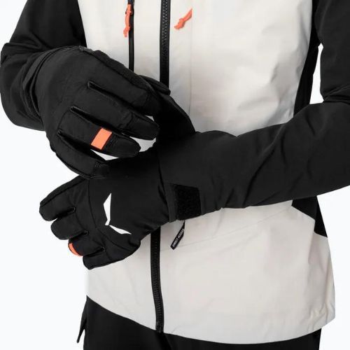 Moteriška softshell striukė Salewa Sella DST Hyb black out/7260