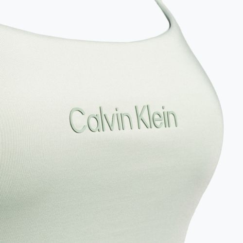 Calvin Klein Low Support 8HV seaspray žalia fitneso liemenėlė