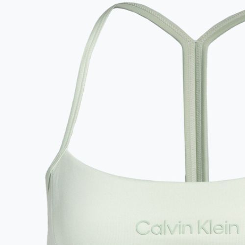 Calvin Klein Low Support 8HV seaspray žalia fitneso liemenėlė