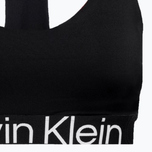 Calvin Klein Medium Support BAE black beauty fitneso liemenėlė