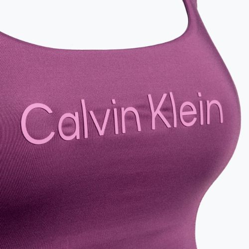 Calvin Klein Medium Support VAE ametisto spalvos fitneso liemenėlė