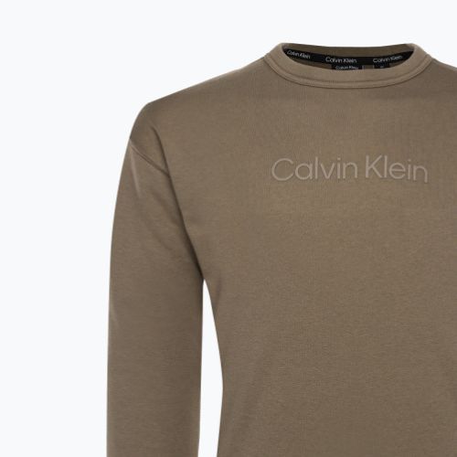 Calvin Klein vyriškas megztinis 8HU pilkas alyvuogių spalvos džemperis