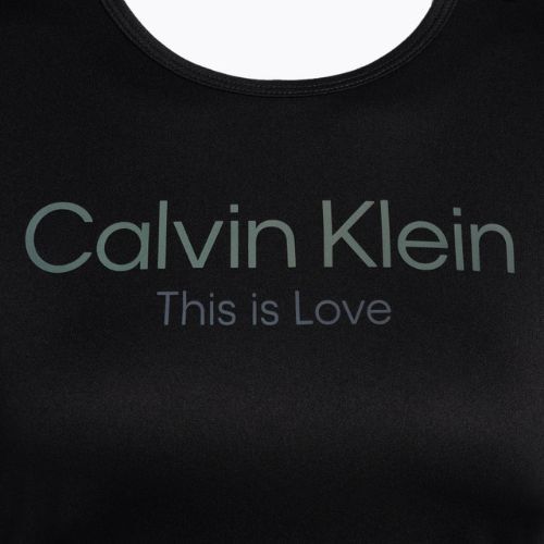 Moteriški Calvin Klein Knit black beauty marškinėliai