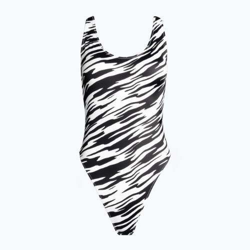 Moterų Calvin Klein Scoop Back One Piece Swimsuit Black