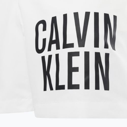 Vyriški Calvin Klein Medium Drawstring maudymosi šortai balti