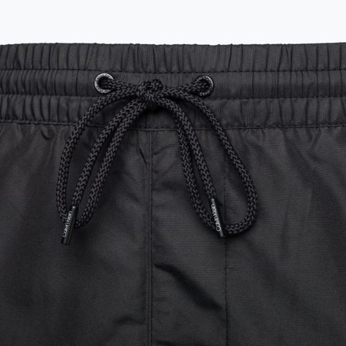 Vyriški Calvin Klein Medium Drawstring maudymosi šortai juodi