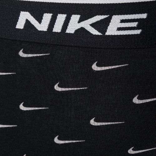 Vyriški boksininko šortai Nike Everyday Cotton Stretch Trunk 3Pk UB1 swoosh print/grey/uni blue