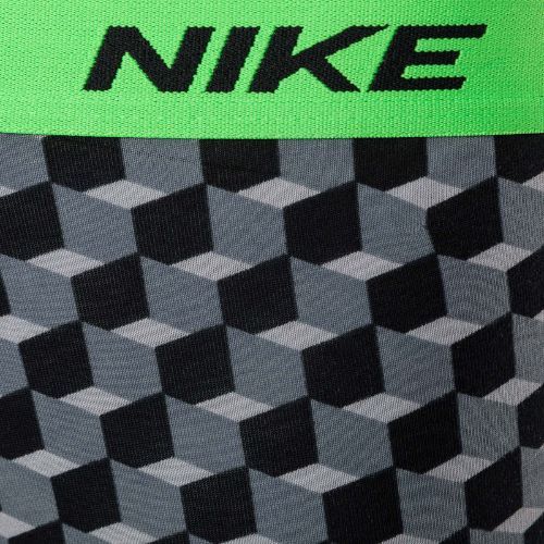 Vyriški boksininko šortai Nike Everyday Cotton Stretch Trunk 3Pk BAU geo blokų spauda/šaltai pilka/juoda