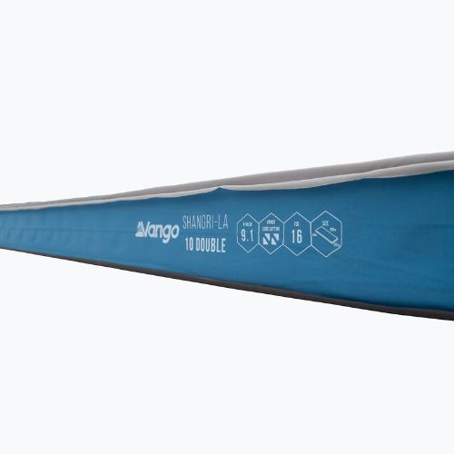 Shangri-La II 10 Dvigubas savaime pripučiamas kilimėlis cloud grey/sky blue