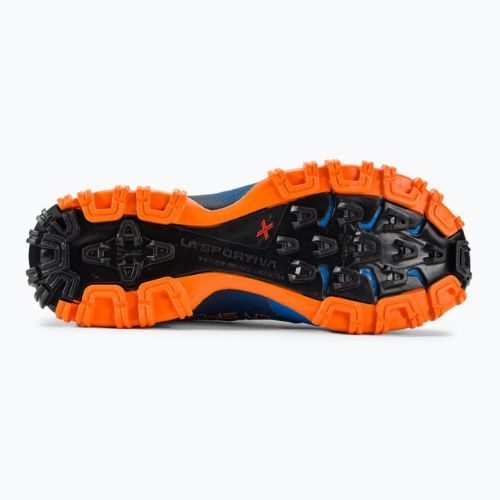 La Sportiva Bushido II GTX electric blue/tiger vyriški bėgimo bateliai