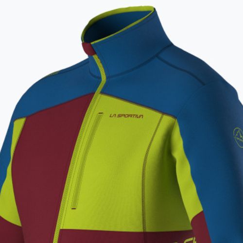 Vyriškas La Sportiva Elements sangria/elektriškai mėlynas džemperis trekkingui