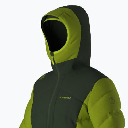 Vyriška La Sportiva Bivouac Down striukė forest/lime punch