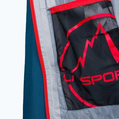 Moteriška lietaus striukė La Sportiva Crizzle EVO Shell storm blue/cherry tomato su membrana