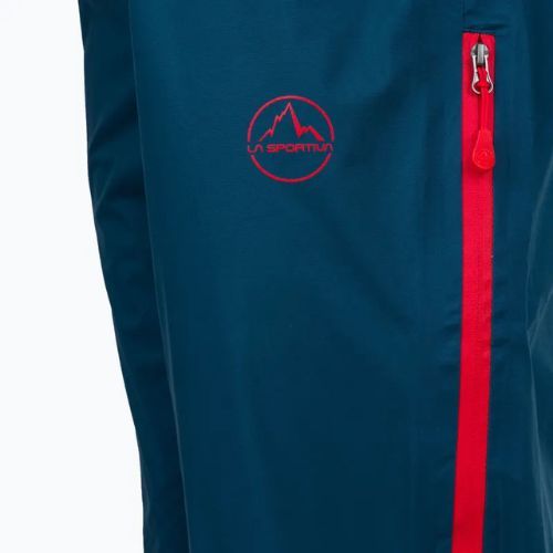 Moteriškos La Sportiva Crizzle EVO Shell storm blue/cherry tomato žygio kelnės su membrana