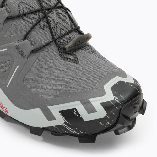 Salomon Speedcross 6 vyriški bėgimo bateliai quiet shade/black/pearl blue