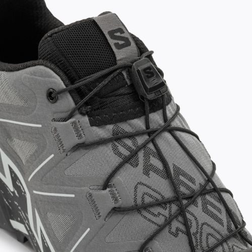 Salomon Speedcross 6 vyriški bėgimo bateliai quiet shade/black/pearl blue