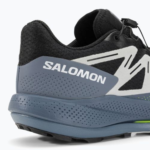 Vyriški Salomon Pulsar Trail bėgimo bateliai black/china blue/arctic ice