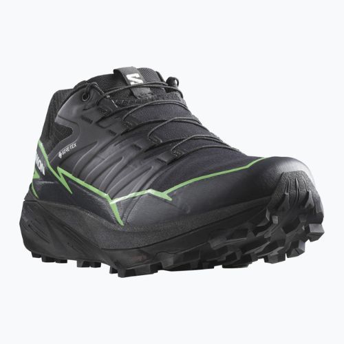 Salomon Thundercross GTX vyriški bėgimo bateliai black/green gecko/black