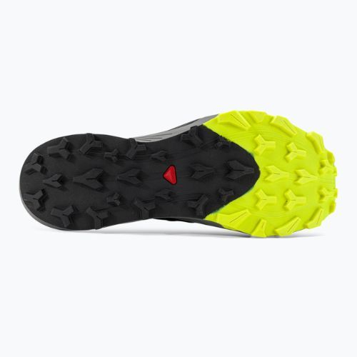 Salomon Thundercross vyriški bėgimo bateliai black/quiet shade/fiery coral