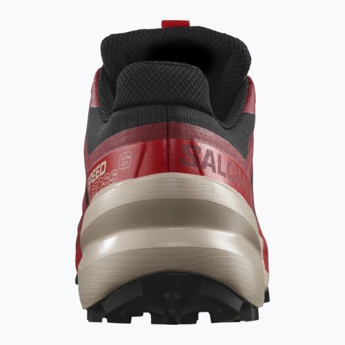 Salomon Speedcross 6 GTX vyriški bėgimo bateliai black/red dahlia/poppy red