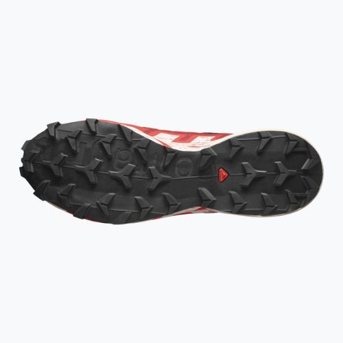 Salomon Speedcross 6 GTX vyriški bėgimo bateliai black/red dahlia/poppy red