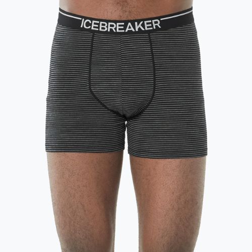Vyriški terminiai boksininko šortai Icebreaker Anatomica gritstone hthr