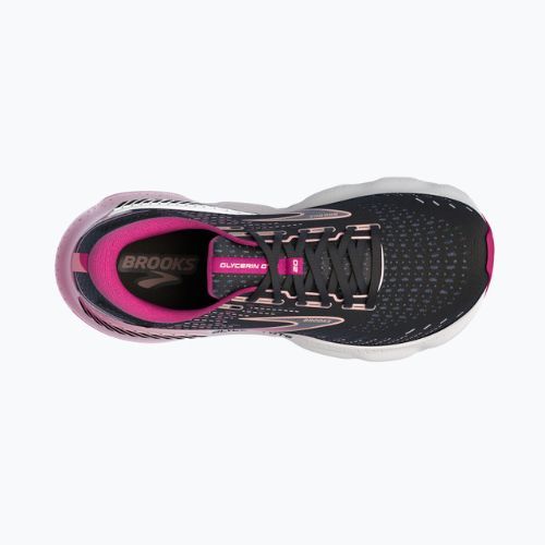 Moteriški bėgimo batai Brooks Glycerin GTS 20 black/fuchsia/linen
