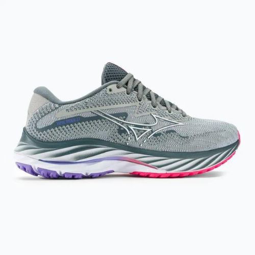 Moteriški bėgimo bateliai Mizuno Wave Rider 27 pearl blue/white/highvpink