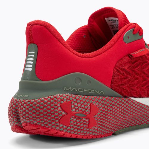 Under Armour Hovr Machina 3 Clone vyriški bėgimo bateliai red/red