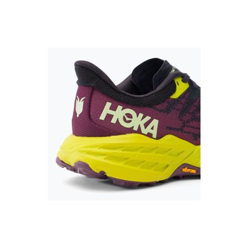 Moteriški bėgimo bateliai HOKA Speedgoat 5 blue graphite/evening primrose