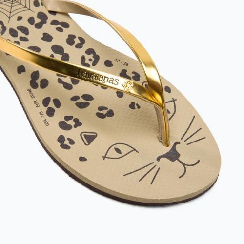 Havaianas You Charlotte smėlio/pilkos spalvos šlepetės