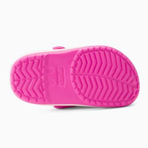 Crocs Kids Crocband Clog electric pink/cantaloupe šlepetės