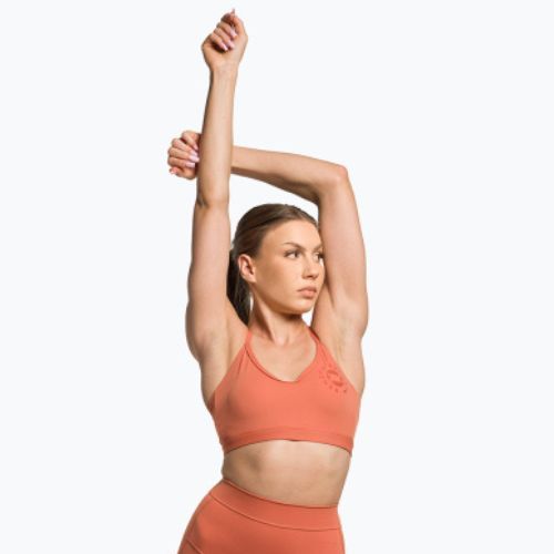 Gymshark KK Twins Sportas žemė oranžinė fitneso liemenėlė