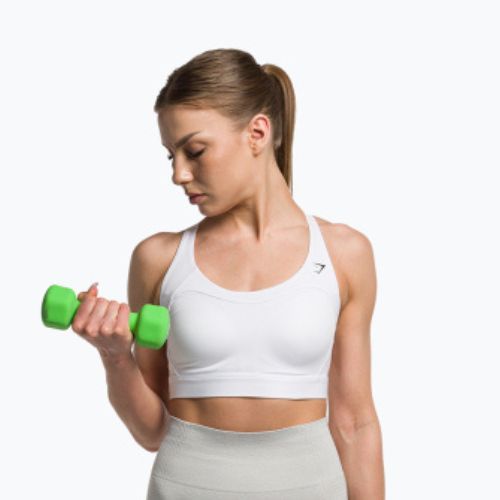 Gymshark Racer Back Training sportinė fitneso liemenėlė balta