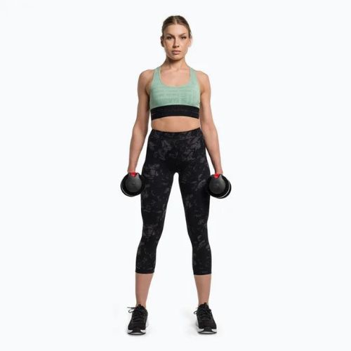 Gymshark Vision Sports žalia/juoda fitneso liemenėlė