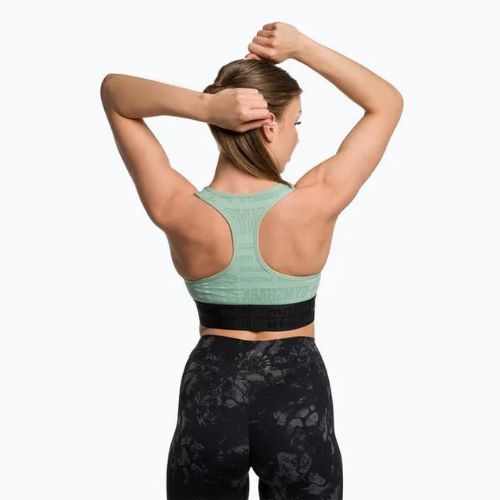 Gymshark Vision Sports žalia/juoda fitneso liemenėlė