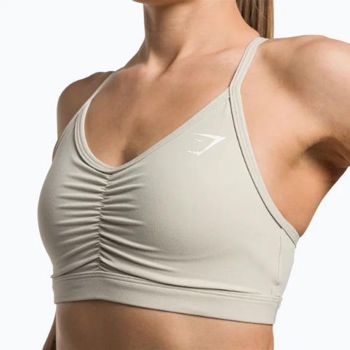 Gymshark Ruched Training Sportinė fitneso liemenėlė pilka