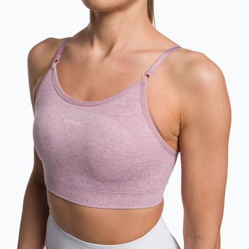 Gymshark Flex Strappy Sportinė fitneso liemenėlė violetinė
