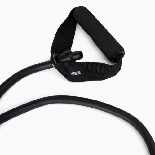 Gymshark treniruoklių plėstuvas Medium Resistance Tubes, juodas