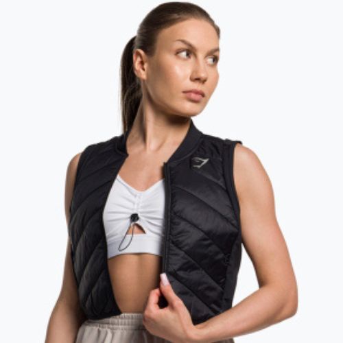 Moteriškos treniruočių kelnės be rankovių Gymshark Speed black