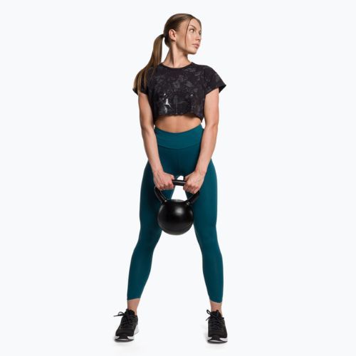 Moterų Gymshark KK Twins Raw Crop Top black/grey