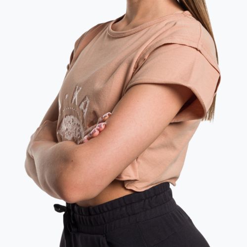 Moteriška Gymshark KK Twins Raw Crop Top, šilta, buff