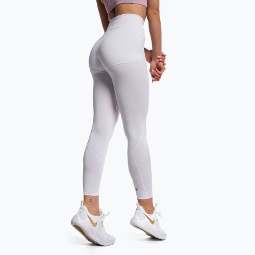 Moteriškos treniruočių kelnės Gymshark Pulse balta/mėlyna