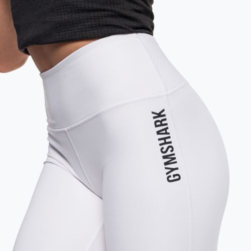 Moteriškos treniruočių tamprės Gymshark Pulse Cropped white