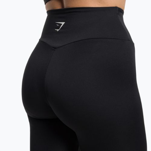 Moteriškos Gymshark Training Cropped juodos/baltos spalvos tamprės