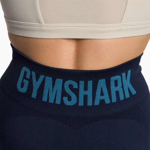 Moteriški Gymshark Flex dviračių treniruočių šortai tamsiai mėlyni